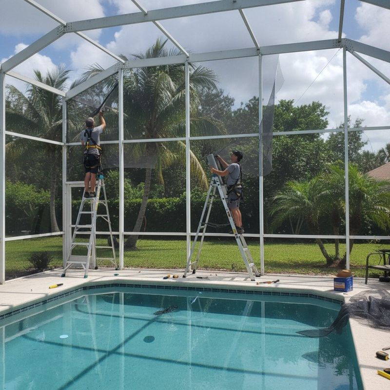 Safety Pool Fence Installation